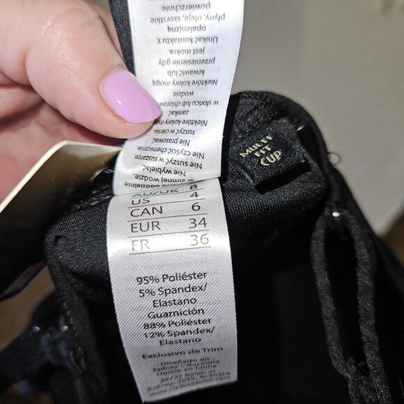 Nip Tuck Swim Slimming One Piece Swimsuit Black Size 6 NWT - Picture 5 of 5